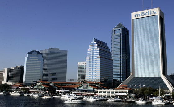Downtown Jacksonville, Fla., in 2005